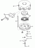 Toro 38056 (521) - 521 Snowthrower, 1984 (4000001-4999999) Listas de piezas de repuesto y dibujos REWIND STARTER NO. 590473