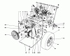 Toro 38056 (521) - 521 Snowthrower, 1991 (1000001-1999999) Listas de piezas de repuesto y dibujos TRACTION ASSEMBLY