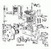 Toro 38070 (1032) - 1032 Snowthrower, 1978 (8000001-8999999) Listas de piezas de repuesto y dibujos ENGINE BRIGGS & STRATTON MODEL NO. 251412 TYPE NO. 0195-01 (10 H.P. SNOWTHROWER MODEL 38070) #1
