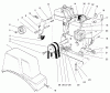 Toro 38063 (622) - 622 Snowthrower, 1998 (8900001-8999999) Listas de piezas de repuesto y dibujos ENGINE ASSEMBLY
