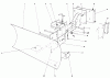 Toro 38065 (624) - 624 Snowthrower, 1989 (9000001-9999999) Listas de piezas de repuesto y dibujos GRADER BLADE ASSEMBLY MODEL 59099 (OPTIONAL)