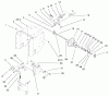 Toro 38086 (824XL) - 824XL Power Throw Snowthrower, 2001 (210000001-210999999) Listas de piezas de repuesto y dibujos UPPER TRACTION ASSEMBLY