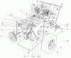 Toro 38073 (724) - 724 Snowthrower, 1995 (5900001-5999999) Listas de piezas de repuesto y dibujos TRACTION ASSEMBLY