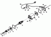 Toro 38072 (724) - 724 Snowthrower, 1996 (6900001-6999999) Listas de piezas de repuesto y dibujos ELECTRIC STARTER MOTOR KIT NO. 38-7590