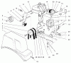 Toro 38072 (724) - 724 Snowthrower, 1998 (8900001-8999999) Listas de piezas de repuesto y dibujos ENGINE ASSEMBLY