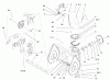 Toro 38072 (724) - 724 Snowthrower, 2000 (200000001-200999999) Listas de piezas de repuesto y dibujos CHUTE AND AUGER ASSEMBLY