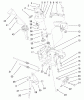 Toro 38079 (924) - 924 Power Shift Snowthrower, 2001 (210000001-210999999) Listas de piezas de repuesto y dibujos POWER SHIFT CONTROL ASSEMBLY