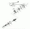 Toro 38080 (824) - 824 Snowthrower, 1987 (7000001-7999999) Listas de piezas de repuesto y dibujos ELECTRIC STARTER MOTOR KIT NO. 33329C