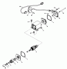 Toro 38080 (824) - 824 Snowthrower, 1991 (1000001-1999999) Listas de piezas de repuesto y dibujos ELECTRIC START MOTOR KIT NO. 37-4810