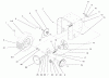 Toro 38083 (824XL) - 824XL Power Throw Snowthrower, 1997 (7900001-7999999) Listas de piezas de repuesto y dibujos LOWER TRACTION ASSEMBLY
