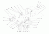 Toro 38084 (824XL) - 824XL Power Throw Snowthrower, 1998 (8900001-8999999) Listas de piezas de repuesto y dibujos LOWER TRACTION ASSEMBLY