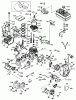 Toro 38083 (824XL) - 824XL Power Throw Snowthrower, 1999 (9900001-9999999) Listas de piezas de repuesto y dibujos ENGINE TECUMSEH MODEL #HMSK80-155645V