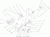 Toro 38083 (824XL) - 824XL Power Throw Snowthrower, 1999 (9900001-9999999) Listas de piezas de repuesto y dibujos LOWER TRACTION ASSEMBLY