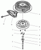 Toro 38083 (824XL) - 824XL Power Throw Snowthrower, 1999 (9900001-9999999) Listas de piezas de repuesto y dibujos RECOIL STARTER #590749