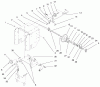 Toro 38084 (824XL) - 824XL Power Throw Snowthrower, 1999 (9900001-9999999) Listas de piezas de repuesto y dibujos UPPER TRACTION ASSEMBLY