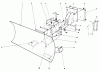 Toro 38085 (824) - 824 Snowthrower, 1989 (9000001-9999999) Listas de piezas de repuesto y dibujos GRADER BLADE ASSEMBLY MODEL 59099