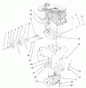 Toro 38087 (1332) - 1332 Power Shift Snowthrower, 2000 (200000001-200999999) Listas de piezas de repuesto y dibujos ENGINE AND TRANSMISSION ASSEMBLY