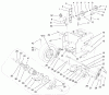 Toro 38592 (1332) - 1332 Power Shift Snowthrower, 2002 (220000001-220999999) Listas de piezas de repuesto y dibujos LOWER TRACTION ASSEMBLY