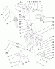 Toro 38087 (1332) - 1332 Power Shift Snowthrower, 2002 (220000001-220999999) Listas de piezas de repuesto y dibujos POWER SHIFT CONTROL ASSEMBLY