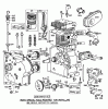Toro 38090 (1132) - 1132 Snowthrower, 1979 (9000001-9999999) Listas de piezas de repuesto y dibujos ENGINE BRIGGS & STRATTON MODEL NO. 252412 TYPE NO. 0134-01 (11 H.P. SNOWTHROWER MODEL 38090) #1
