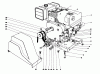 Toro 38090 (1132) - 1132 Snowthrower, 1980 (0000001-0999999) Listas de piezas de repuesto y dibujos ENGINE ASSEMBLY (MODEL 38150)