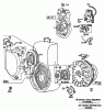 Toro 38090 (1132) - 1132 Snowthrower, 1980 (0000001-0999999) Listas de piezas de repuesto y dibujos ENGINE BRIGGS & STRATTON MODEL NO. 252412 TYPE NO. 0191-01 (11 H.P.SNOWTHROWER MODEL 38090)