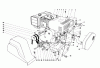 Toro 38090 (1132) - 1132 Snowthrower, 1983 (3000001-3999999) Listas de piezas de repuesto y dibujos ENGINE ASSEMBLY (MODEL 38090)