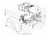 Toro 38090 (1132) - 1132 Snowthrower, 1982 (2000001-2999999) Listas de piezas de repuesto y dibujos ENGINE ASSEMBLY (MODEL 38150)