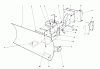 Toro 38090 (1132) - 1132 Snowthrower, 1983 (3000001-3999999) Listas de piezas de repuesto y dibujos GRADER BLADE ASSEMBLY (MODEL NO. 59099)