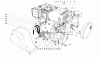 Toro 38090 (1132) - 1132 Snowthrower, 1985 (5000001-5999999) Listas de piezas de repuesto y dibujos ENGINE ASSEMBLY