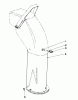 Toro 38090 (1132) - 1132 Snowthrower, 1987 (7000001-7999999) Listas de piezas de repuesto y dibujos CHUTE EXTENSION KIT 26-1100 (OPTIONAL)
