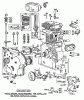 Toro 38095 (1132) - 1132 Snowthrower, 1980 (0000001-0999999) Listas de piezas de repuesto y dibujos ENGINE BRIGGS & STRATTON MODEL NO. 252416 TYPE NO. 0190-01 #1