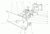Toro 38095 (1132) - 1132 Snowthrower, 1980 (0000001-0999999) Listas de piezas de repuesto y dibujos GRADER BLADE ASSEMBLY (MODEL NO. 59051)