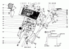 Toro 38095 (1132) - 1132 Snowthrower, 1980 (0000001-0999999) Listas de piezas de repuesto y dibujos HANDLE ASSEMBLY