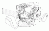 Toro 38155 (826) - 826 Snowthrower, 1982 (2000001-2999999) Listas de piezas de repuesto y dibujos ENGINE ASSEMBLY (MODEL 38095)
