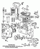 Toro 38155 (826) - 826 Snowthrower, 1982 (2000001-2999999) Listas de piezas de repuesto y dibujos ENGINE MODEL NO. 252416 TYPE 0190-01 (MODEL 38095) #1