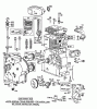 Toro 38095 (1132) - 1132 Snowthrower, 1982 (2000001-2999999) Listas de piezas de repuesto y dibujos ENGINE BRIGGS & STRATTON MODEL NO. 252416-0190-01 #1
