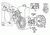 Toro 38095 (1132) - 1132 Snowthrower, 1986 (6000001-6999999) Listas de piezas de repuesto y dibujos ENGINE BRIGGS & STRATTON MODEL NO. 252416-0677-01 #3