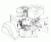 Toro 38095 (1132) - 1132 Snowthrower, 1987 (7000001-7999999) Listas de piezas de repuesto y dibujos ENGINE ASSEMBLY
