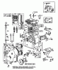 Toro 38095 (1132) - 1132 Snowthrower, 1987 (7000001-7999999) Listas de piezas de repuesto y dibujos ENGINE BRIGGS & STRATTON MODEL NO. 252416-0735-01 #1