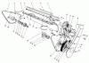 Toro 38110C (CR-20R) - CR-20R Snowthrower, 1988 (8000001-8999999) Listas de piezas de repuesto y dibujos LOWER FRAME ASSEMBLY