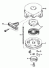 Toro 38115C (CR-20R) - CR-20 Snowthrower, 1988 (8000001-8999999) Listas de piezas de repuesto y dibujos REWIND STARTER NO. 590537