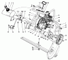 Toro 38115C (CR-20R) - CR-20 Snowthrower, 1990 (0000001-0999999) Listas de piezas de repuesto y dibujos ENGINE ASSEMBLY (MODEL NO. 38115C)