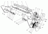 Toro 38115C (CR-20R) - CR-20 Snowthrower, 1990 (0000001-0999999) Listas de piezas de repuesto y dibujos LOWER FRAME ASSEMBLY