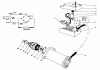 Toro 38115C (CR-20R) - CR-20 Snowthrower, 1990 (0000001-0999999) Listas de piezas de repuesto y dibujos STARTER MOTOR SWITCH ASSEMBLY (MODEL NO. 38115C)