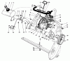 Toro 38116 (CR-20R) - CR-20 Snowthrower, 1988 (8000001-8999999) Listas de piezas de repuesto y dibujos ENGINE ASSEMBLY