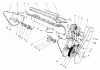 Toro 38116 (CR-20R) - CR-20 Snowthrower, 1989 (9000001-9999999) Listas de piezas de repuesto y dibujos LOWER FRAME ASSEMBLY