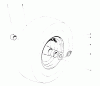 Toro 38150 (826) - 826 Snowthrower, 1985 (5000001-5999999) Listas de piezas de repuesto y dibujos WHEEL ASSEMBLY