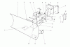Toro 38150 (826) - 826 Snowthrower, 1986 (6000001-6999999) Listas de piezas de repuesto y dibujos GRADER BLADE ASSEMBLY MODEL NO. 59099 (OPTIONAL)