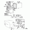 Toro 38155 (826) - 826 Snowthrower, 1980 (0000001-0999999) Listas de piezas de repuesto y dibujos ENGINE BRIGGS & STRATTON MODEL NO. 190402 TYPE 0989-01 #3